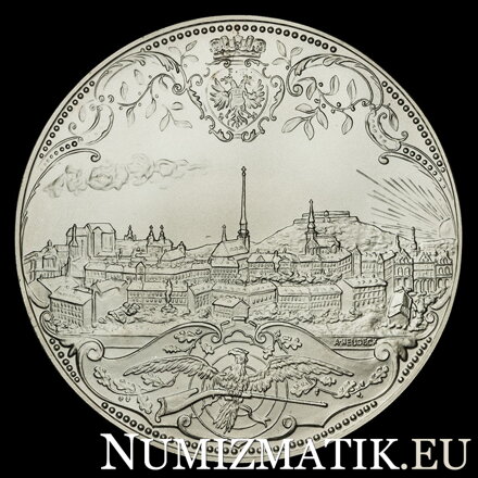 IV. Rakúske spolkové strelby Brno-Brünn 1892 - strieborná replika