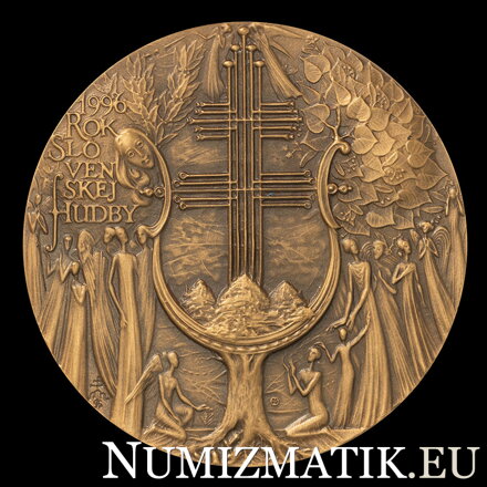 Rok slovenskej hudby, 1996 - AE jednostranná medaila - M. Polonský