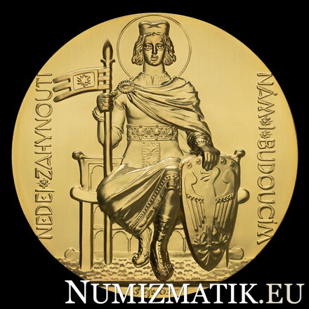 Dokončenie stavby chrámu sv. Víta 1929/2017 - zlatá medaila (Au 750/1000) - J. Šejnost