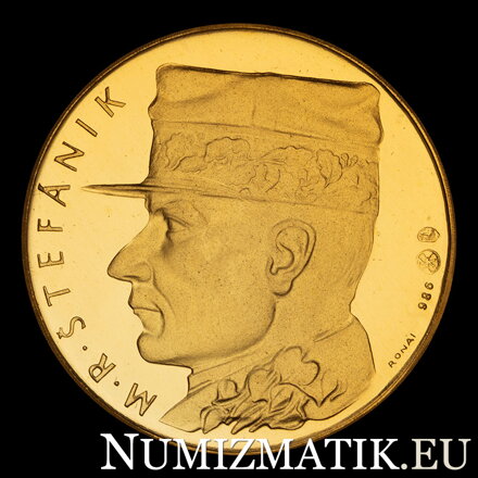 M. R. Štefánik - zlatá medaila - M. Ronai