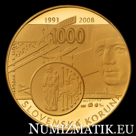 Od Koruny k Euru - zlatá medaila - Š. Novotný