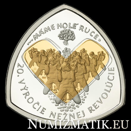 November 17, 1989 - Day of Students and the Struggle for Democracy - 20th Anniversary of the Gentle Revolution 1989-2009 - bimetallic medal