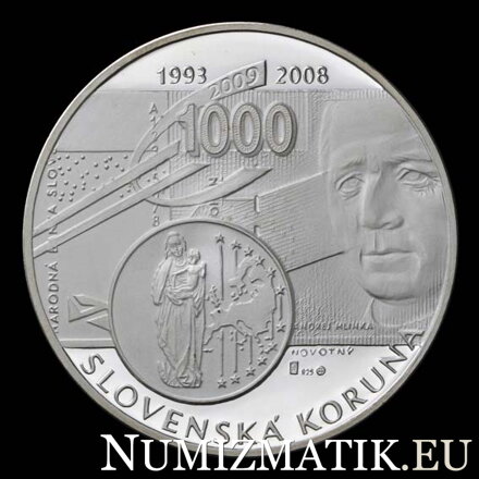 Od Slovenskej koruny k Euru - strieborná medaila
