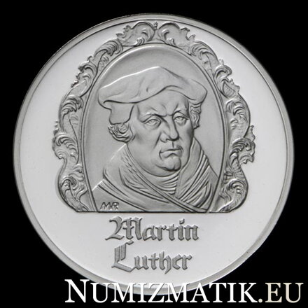 Martin Luther - 500. výročie reformácie, strieborná medaila