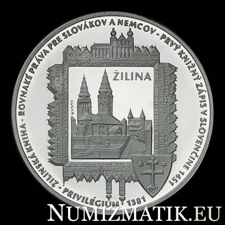 Žilina - ECU coin - D. Zobek, R. Lugár
