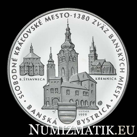Banská Bystrica - ECU minca - D. Zobek, R. Lugár