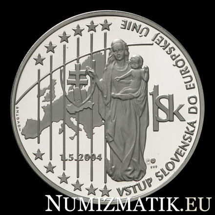 Accession of the Slovak Republic to the European Union - silver medal - Š. Novotný