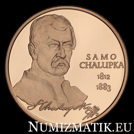 Samo Chalupka - Štúrovci - strieborná medaila - Mgr. art. Martin Sabol