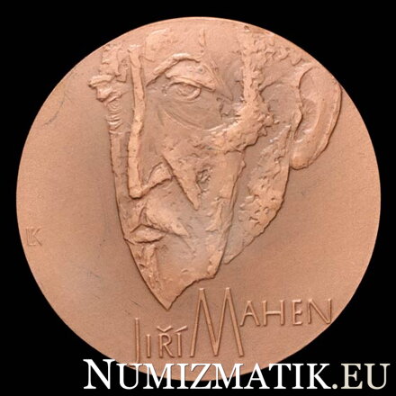 Jiří Mahen- tombaková medaila -  L. Kolář