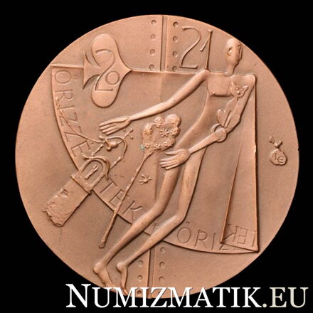 II. medzinárodné sympózium medailí - tombaková medaila - E. Ligeti