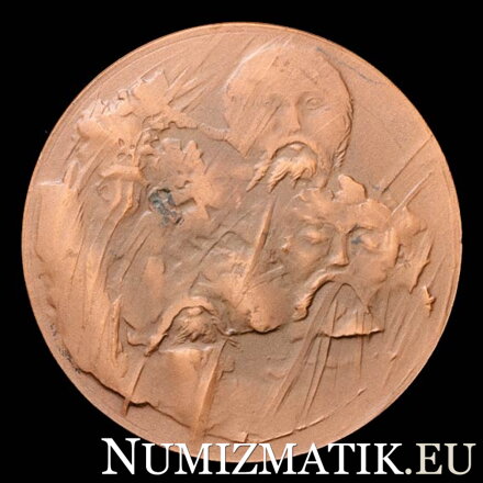 100 rokov kremnického múzea - tombaková medaila -  M. Othová