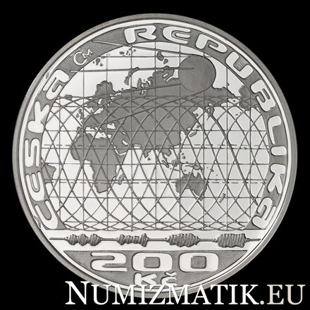 200 Kč/2007 - Vypustenie umelej družice Zem - 50. výročie