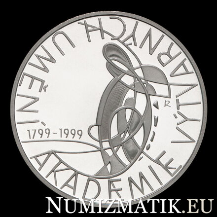 200 Kč/1999 - Akadémia výtvarných umení - 200. výročie založenia