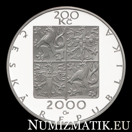Averz mince - 200 Kč/2000 - Zdeněk Fibich - 100. výročie narodenia
