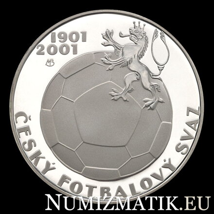 200 Kč/2001 - Český futbalový zväz - 100. výročie založenia