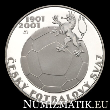 200 Kč/2001 - 100th anniversary of the foundation of the Czech Football