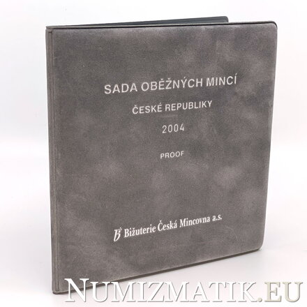 Sada obehových mincí Českej republiky 2004 proof