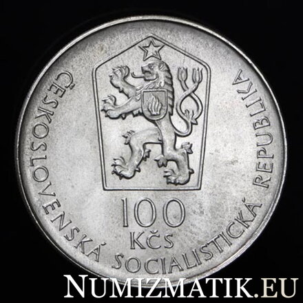 100 Kčs/1987 - Banícka akadémia v Banskej Štiavnici - 225. výročie založenie 100 Kčs/1987 - Banícka akadémia v Banskej Štiavnici - 225. výročie založenie