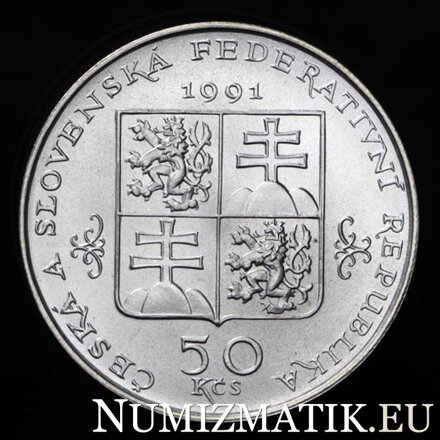 50 Kčs/1991- Mariánske Lázne