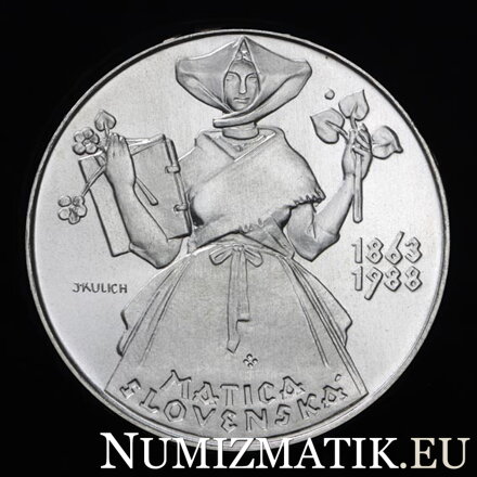 500 Kčs/1988 - Matica Slovenská - 125. výročie založenia
