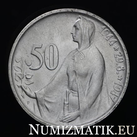 50 Kčs/1947 - SNP - 3rd anniversary