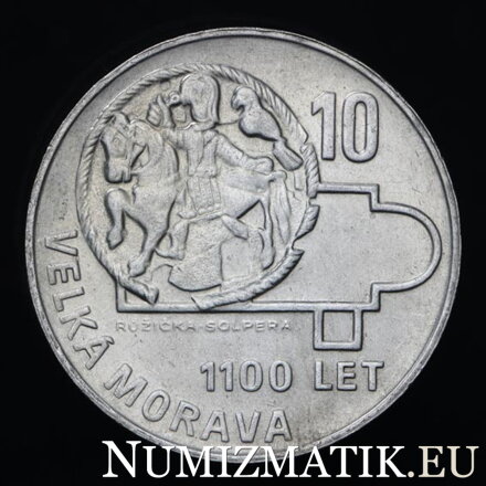 10 Kčs/1966 - Great Moravia - 1100th anniversary 