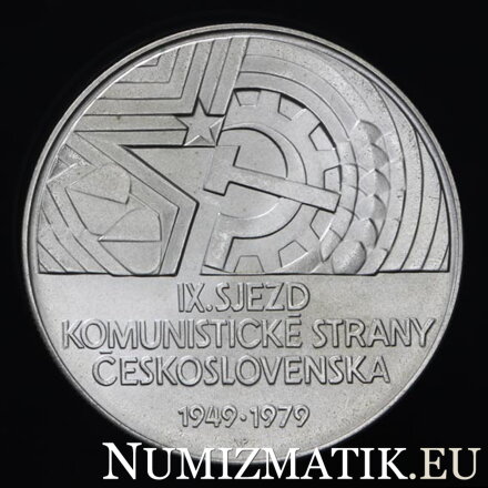 50 Kčs/1979 - IX. Zjazd KSČ - 30th anniversary 