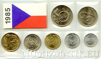 Coin set - CSSR 1985