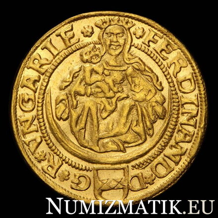 Averz kremnického dukátu Ferdinanda I. 1533 KB