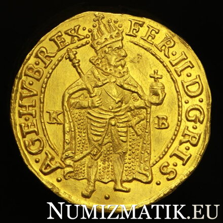 FERDINAND II. - dukát 1637 KB