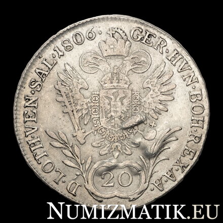 František I. - 20 grajciar 1806 A František I. - 20 grajciar 1806 A