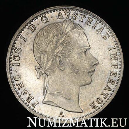 Francis Joseph I.- 1/4 Florin 1865 A