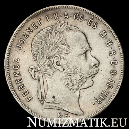 František Jozef I. - 1 Forint 1879 KB