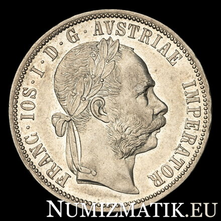 František Jozef I. - 1 Florin 1891 bz