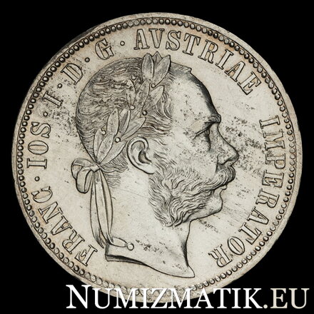 František Jozef I. - 1 Florin 1878 bz