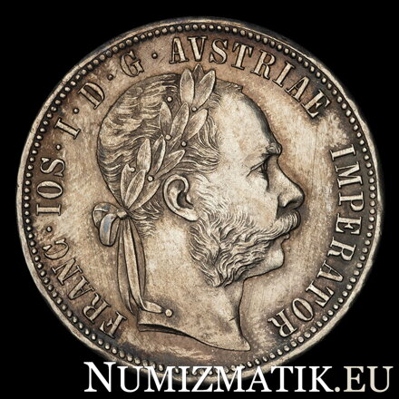 František Jozef I.- 1 Florin 1879 bz 