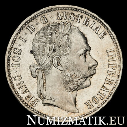František Jozef I. - 1 Florin 1881 bz