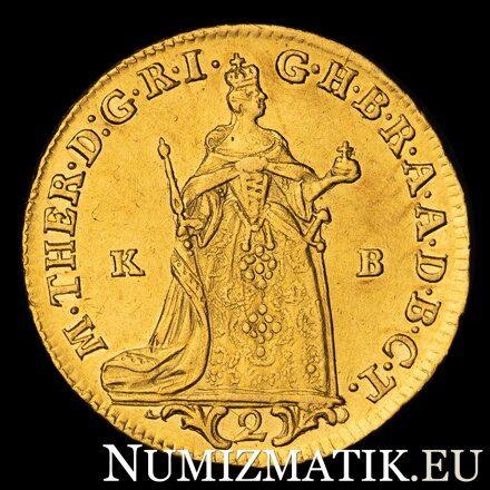 Maria Theresia- 2 ducat 1765 KB