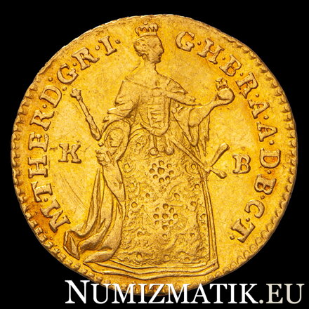 MÁRIA TERÉZIA - dukát 1754 KB