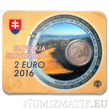 2 EURO/2016 - Slovensko - Coin Card