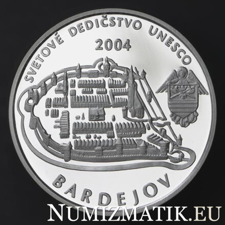 200 Sk/2004 - Bardejov - Svetové dedičstvo UNESCO