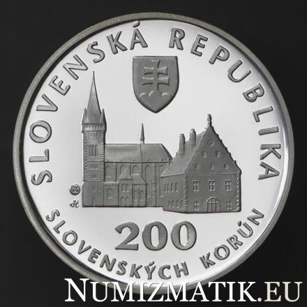 Averz mince 200 Sk/2004 - Bardejov - Svetové dedičstvo UNESCO