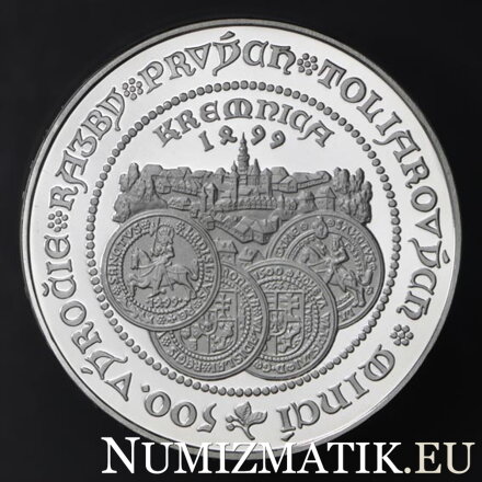 500 Sk/1999 - 500th anniversary of the minting of the first thaler coins in Kremnica