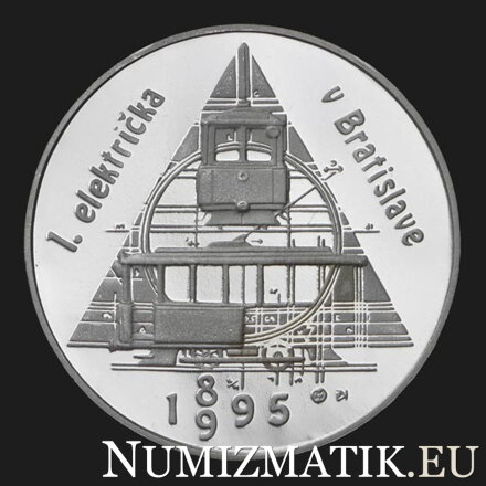 200 Sk/1995 - Prvá električka na Slovensku v Bratislave - 100. výročie začatia premávky