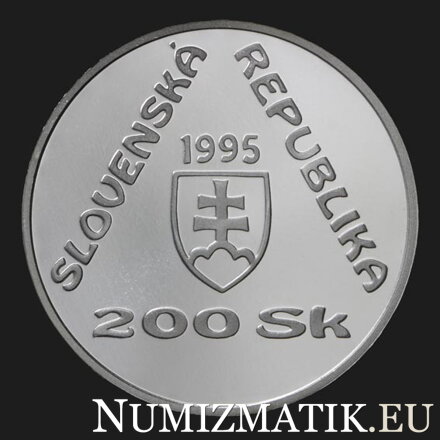 200 Sk/1995 - Prvá električka na Slovensku v Bratislave - 100. výročie začatia premávky