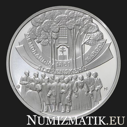 10 Euro/2011 - 150th anniversary of the adoption of the Memorandum of the Slovak Nation