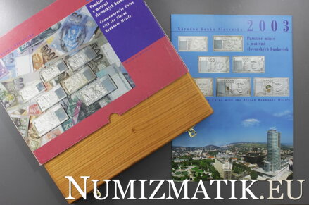 Súbor pamätných mincí s motívom slovenských bankoviek - vydané pri príležitosti 10. výročia Slovenskej republiky