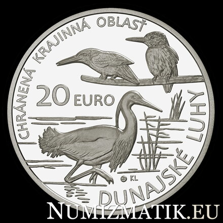 20 EURO/2025 - Chránená krajinná oblasť Dunajské luhy