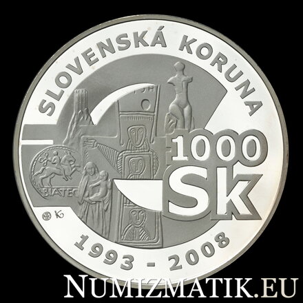 1000 Sk/2008 - Rozlúčka so slovenskou korunou