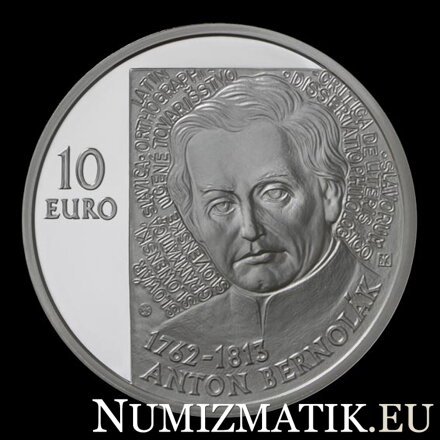 10 EURO/2012 - Anton Bernolák – 250th anniversary of the birth